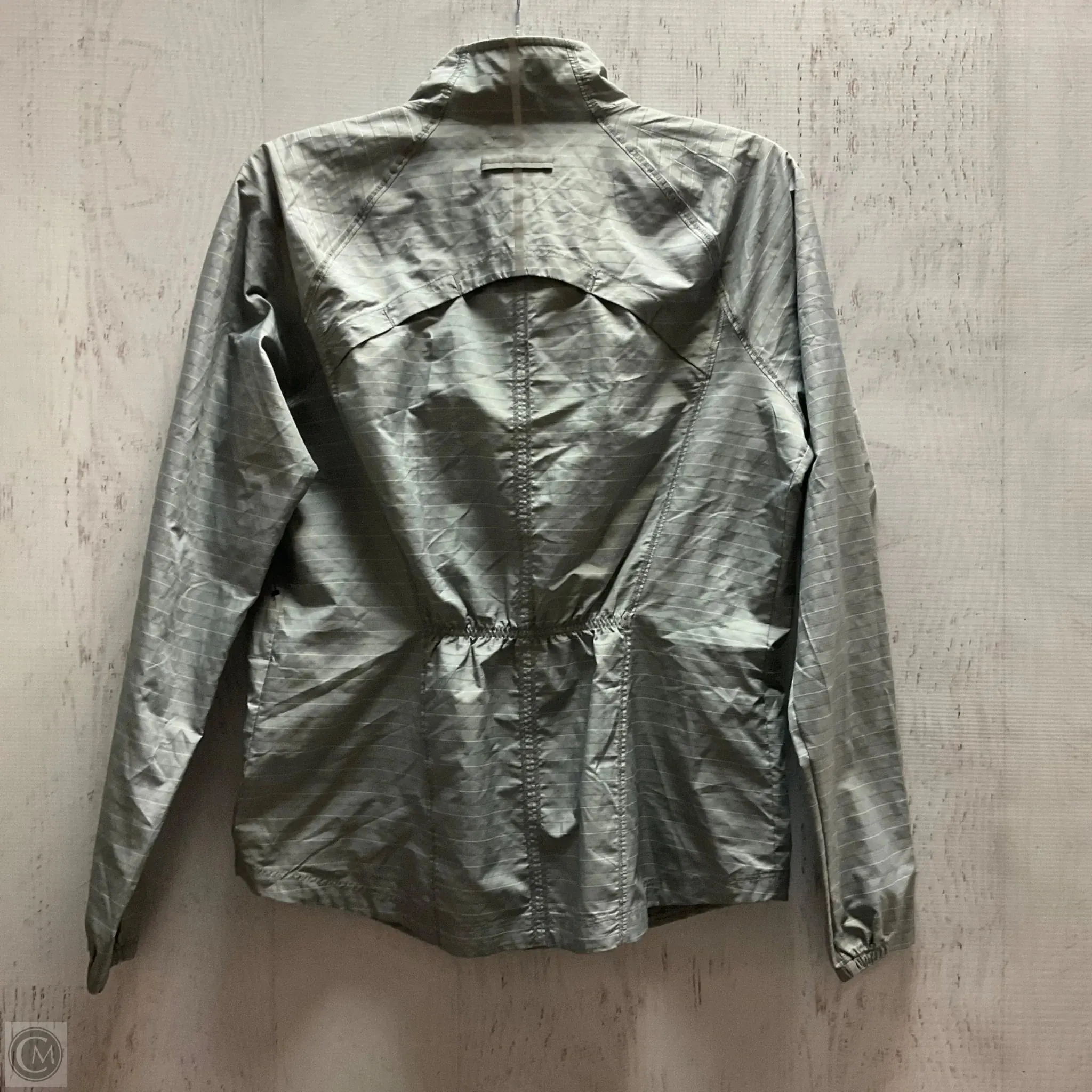 Athletic Jacket By Athleta In Grey, Size: M