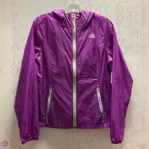 Athletic Jacket By The North Face In Purple, Size: S