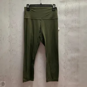 Athletic Leggings By Lululemon In Green, Size: 8