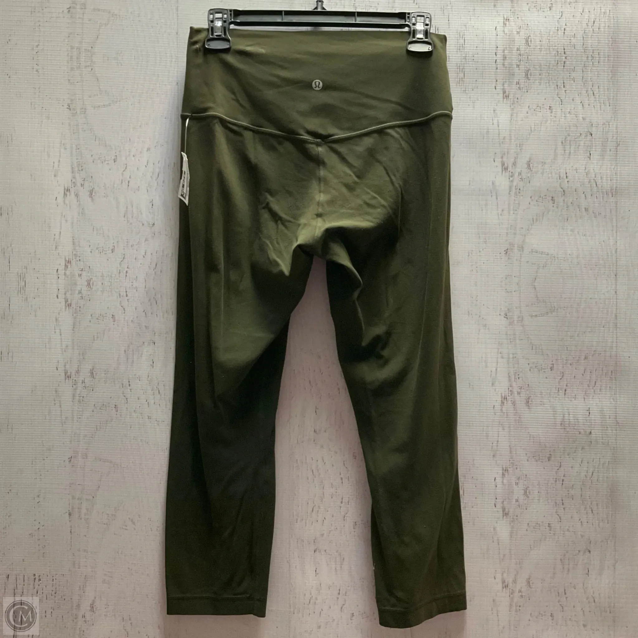 Athletic Leggings By Lululemon In Green, Size: 8