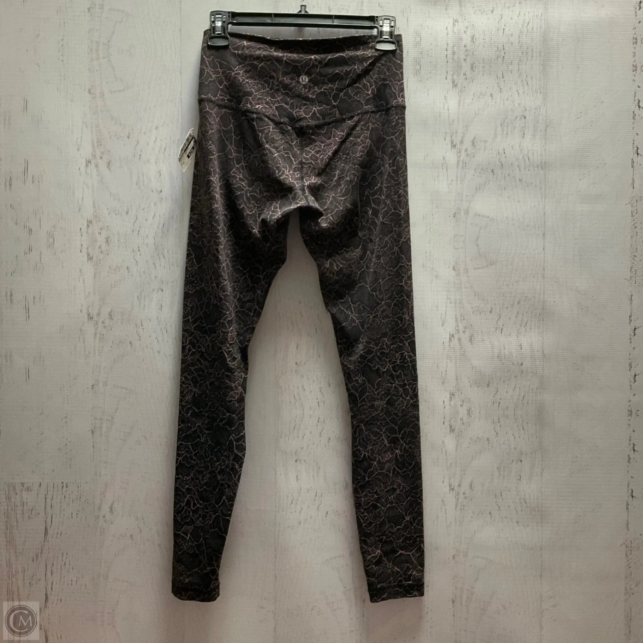 Athletic Leggings By Lululemon In Snakeskin Print, Size: 6