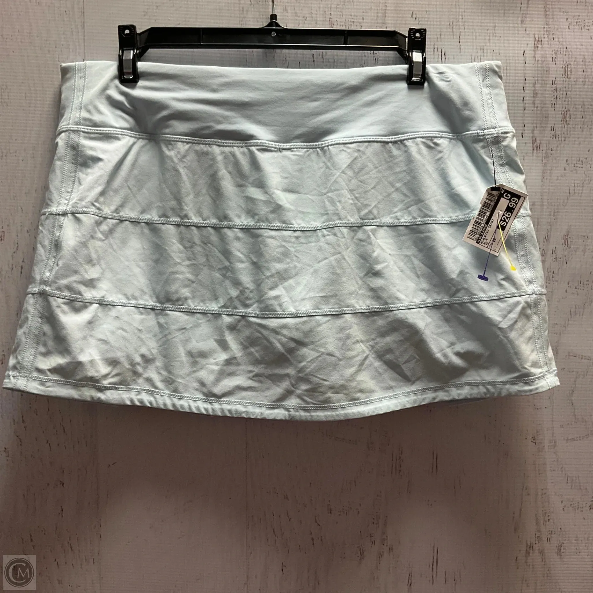 Athletic Skort By Lululemon In Blue, Size: 12