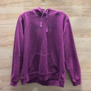 Athletic Sweatshirt Hoodie By Columbia In Purple, Size: L