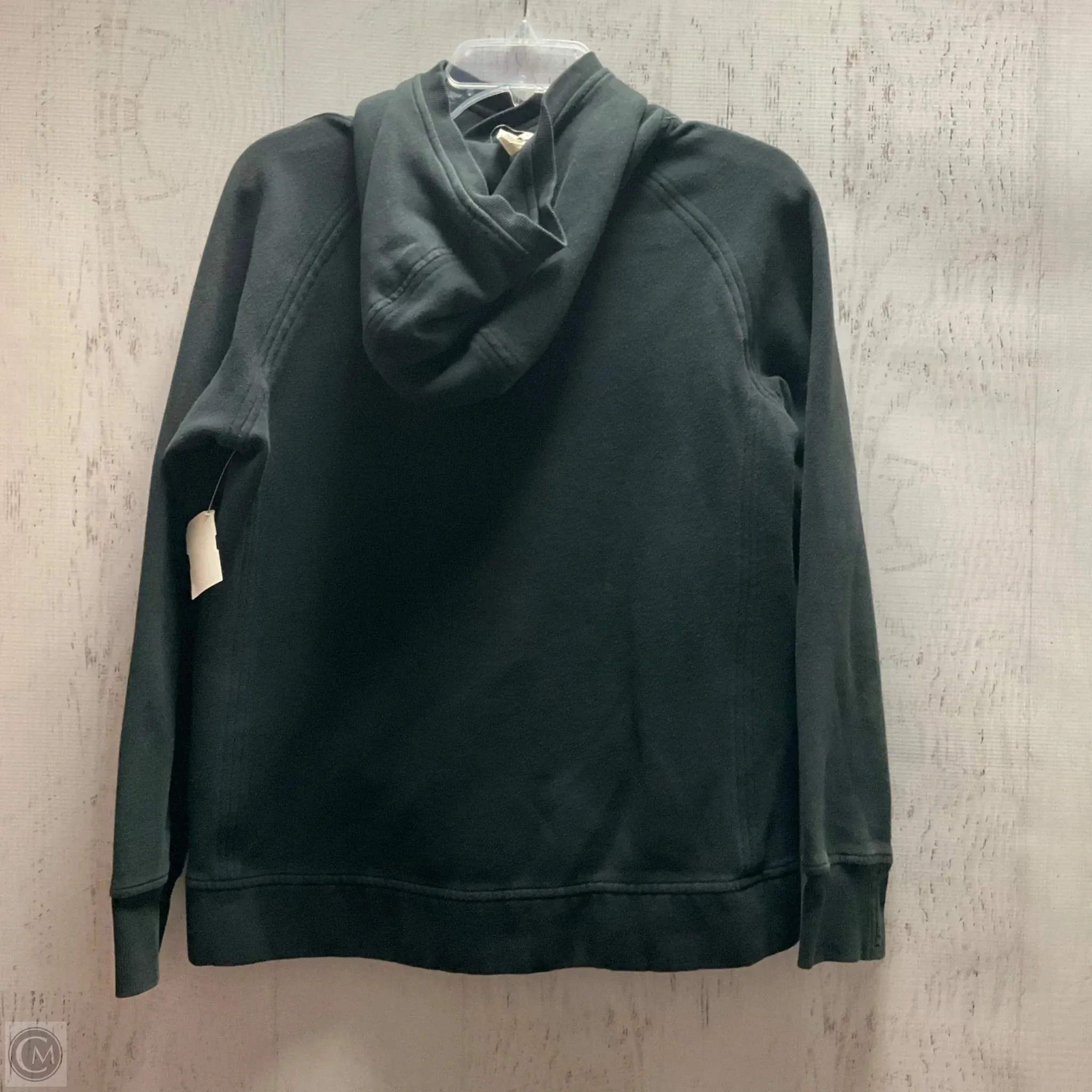 Athletic Sweatshirt Hoodie By Lululemon In Black, Size: 6