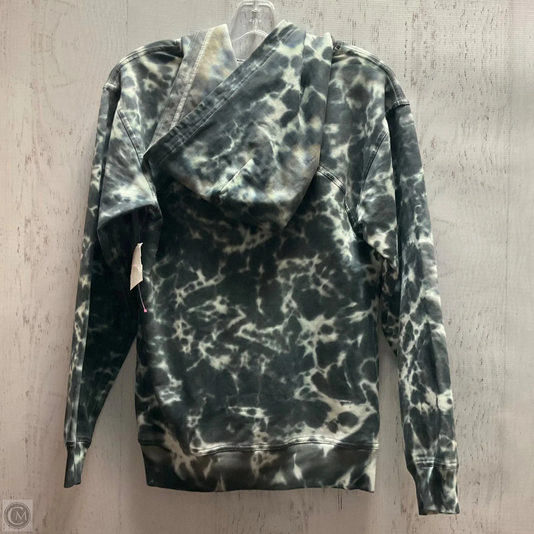 Athletic Sweatshirt Hoodie By Lululemon In Tie Dye Print, Size: 4