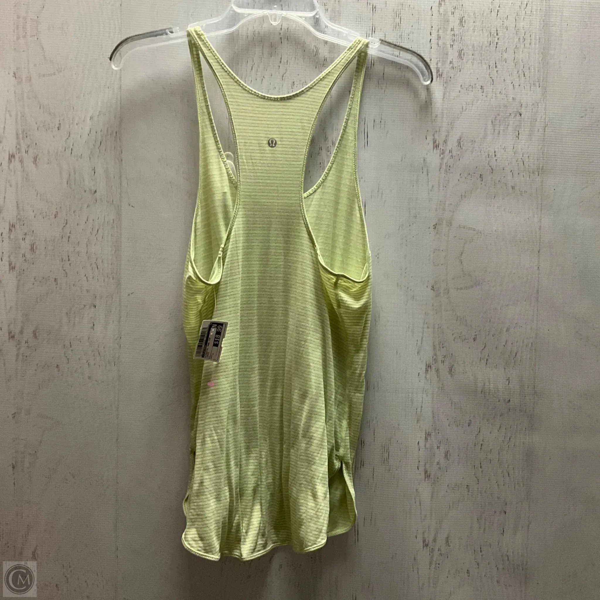 Athletic Tank Top By Lululemon In Green, Size: 4
