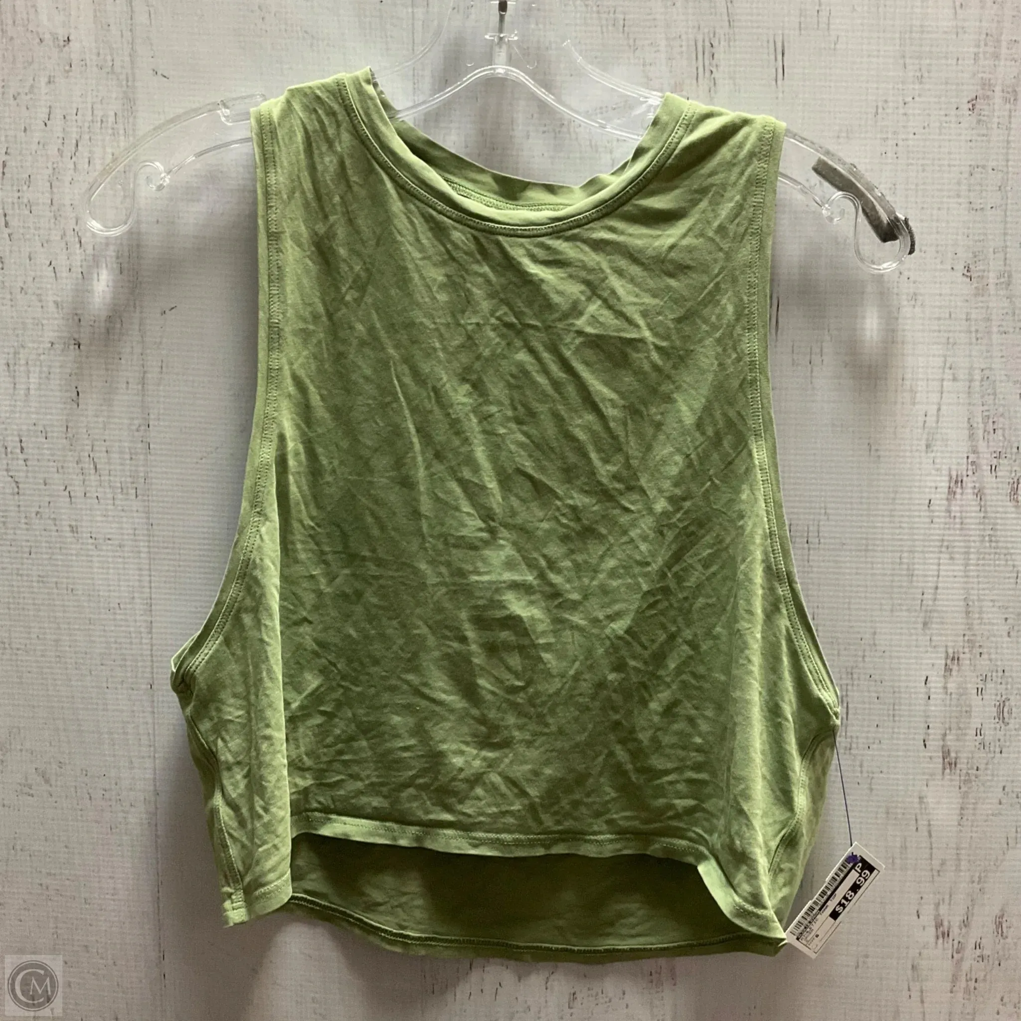 Athletic Tank Top By Lululemon In Green, Size: 6