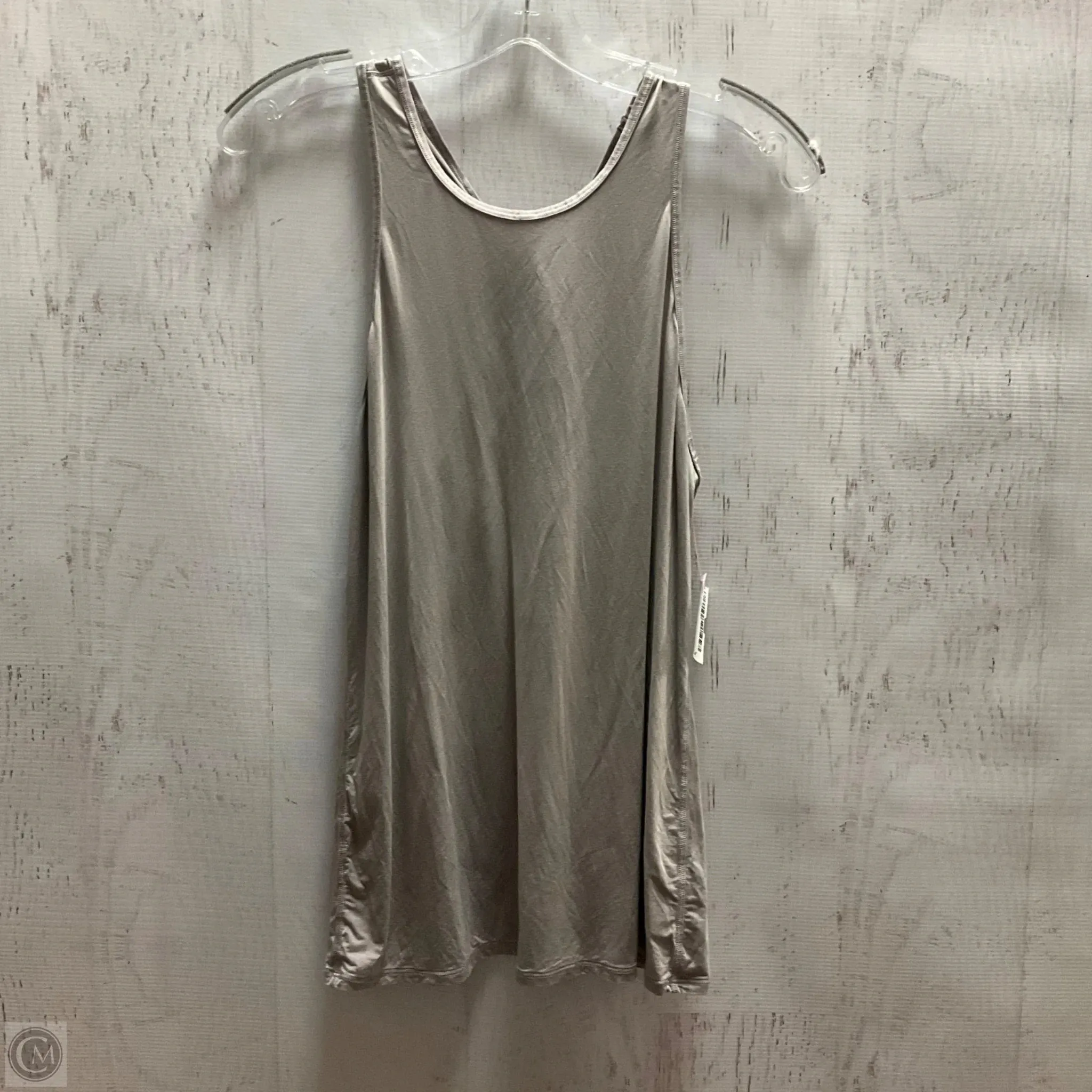 Athletic Tank Top By Lululemon In Grey, Size: 8