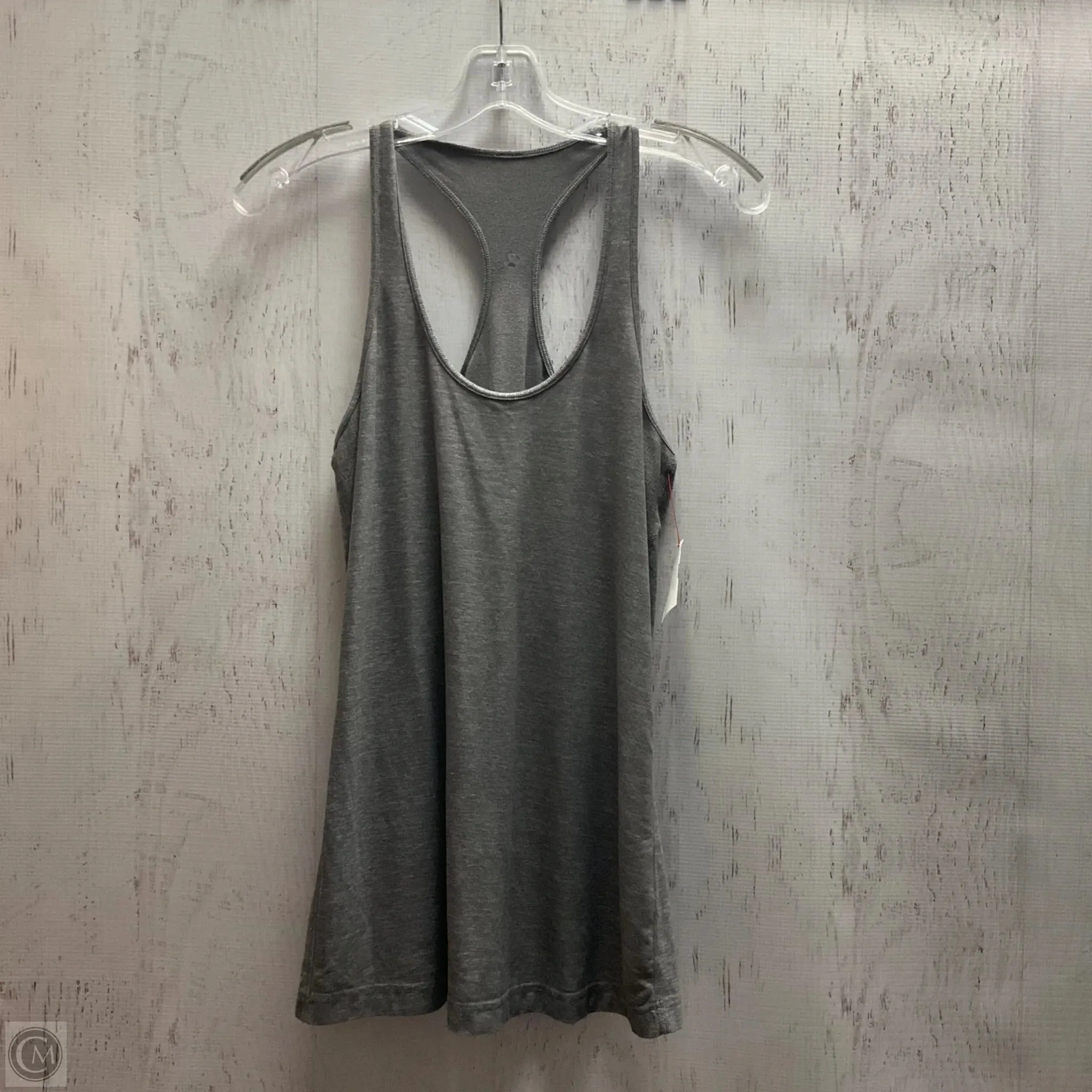 Athletic Tank Top By Lululemon In Grey, Size: M