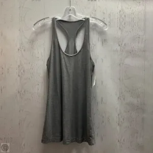 Athletic Tank Top By Lululemon In Grey, Size: M