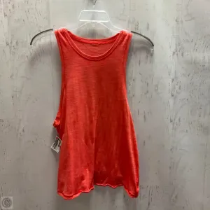 Athletic Tank Top By Lululemon In Orange, Size: 8