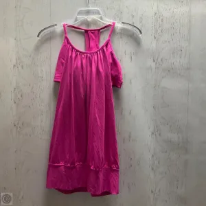Athletic Tank Top By Lululemon In Pink, Size: L