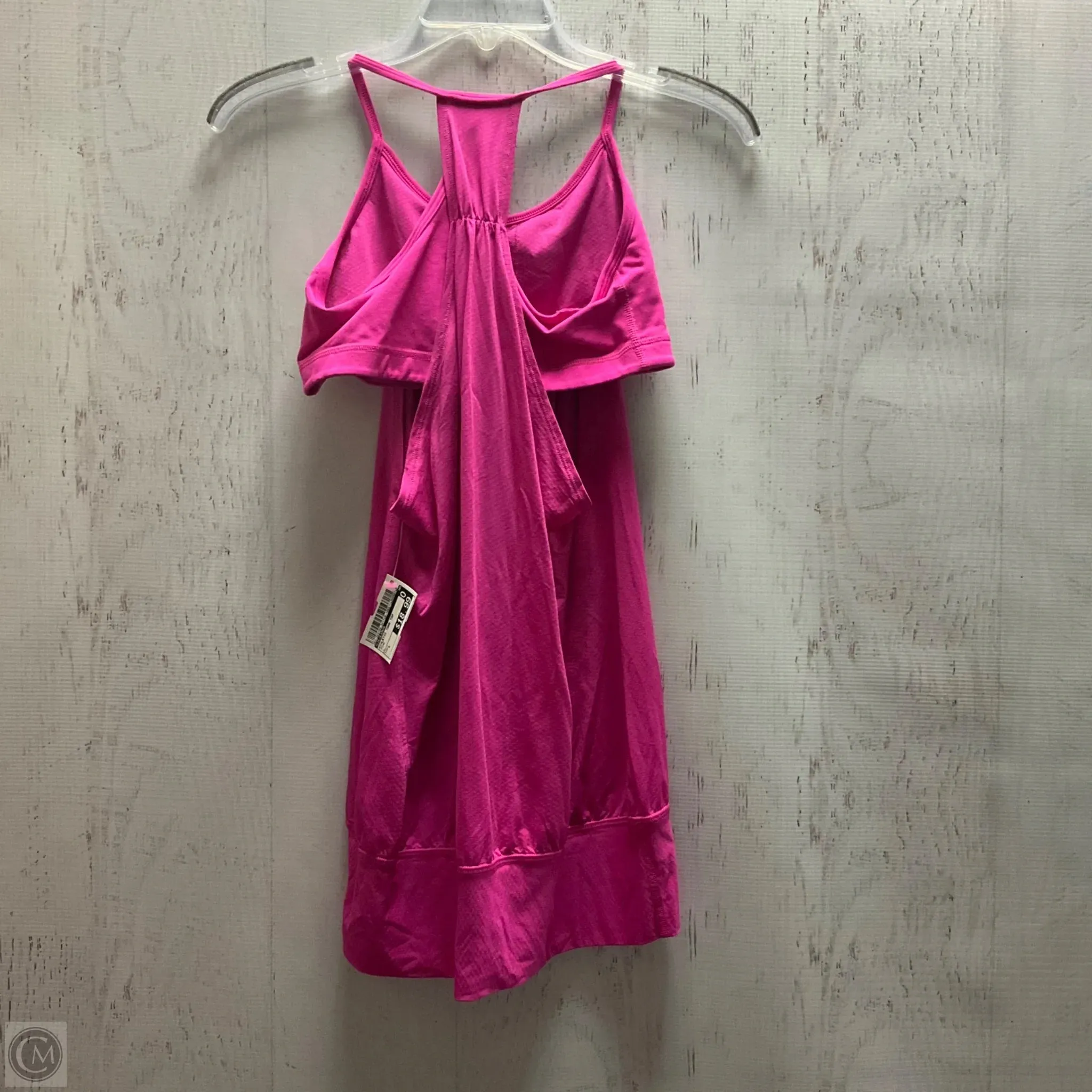 Athletic Tank Top By Lululemon In Pink, Size: L