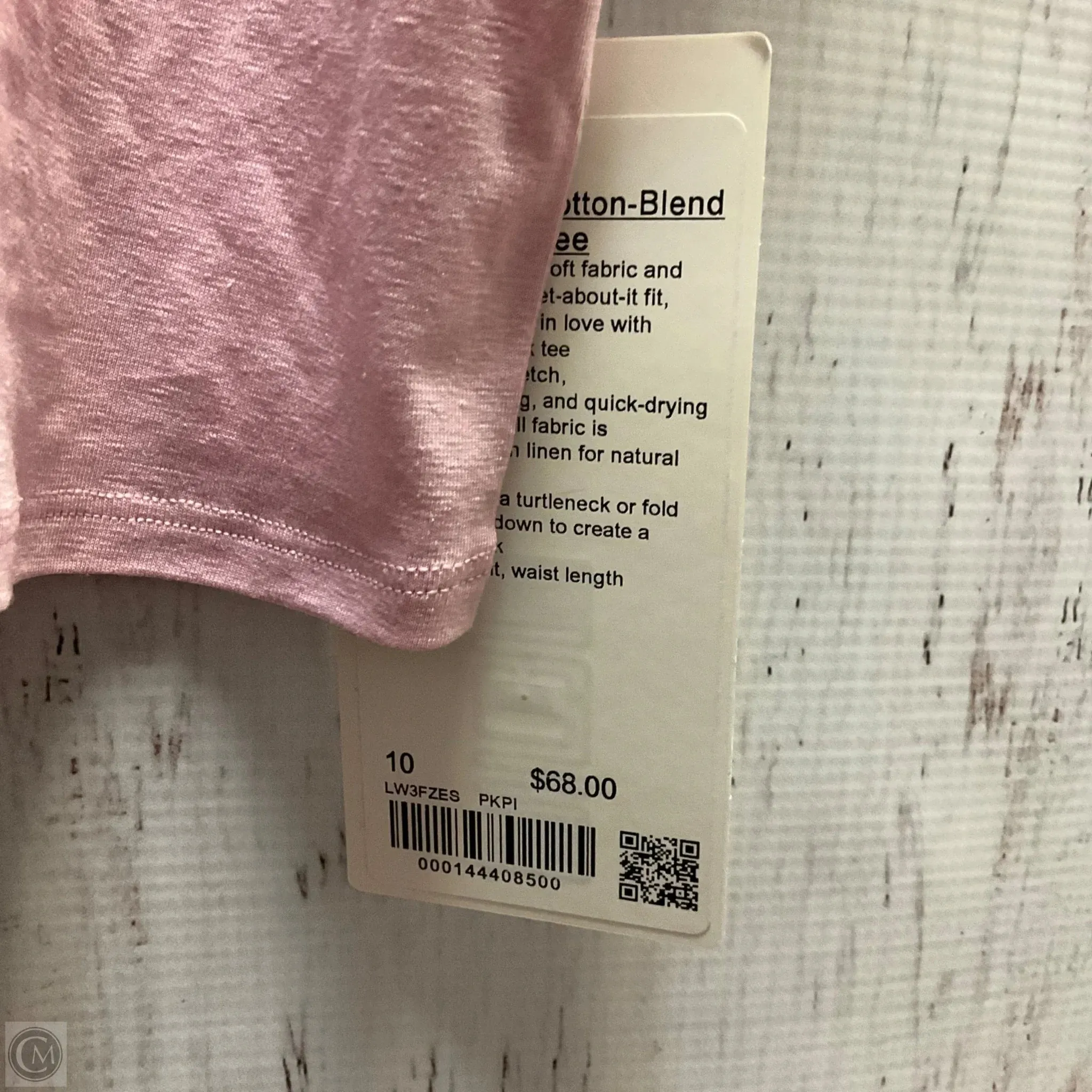 Athletic Top Short Sleeve By Lululemon In Purple, Size: 10