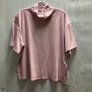 Athletic Top Short Sleeve By Lululemon In Purple, Size: 10