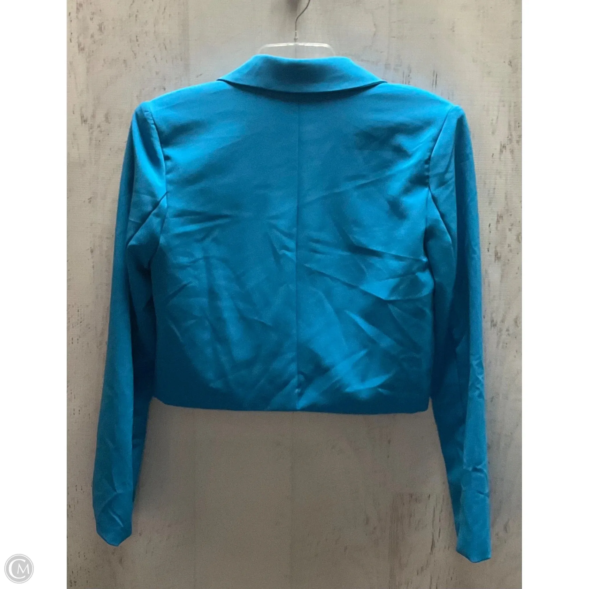 Blazer By Clothes Mentor In Blue, Size: S
