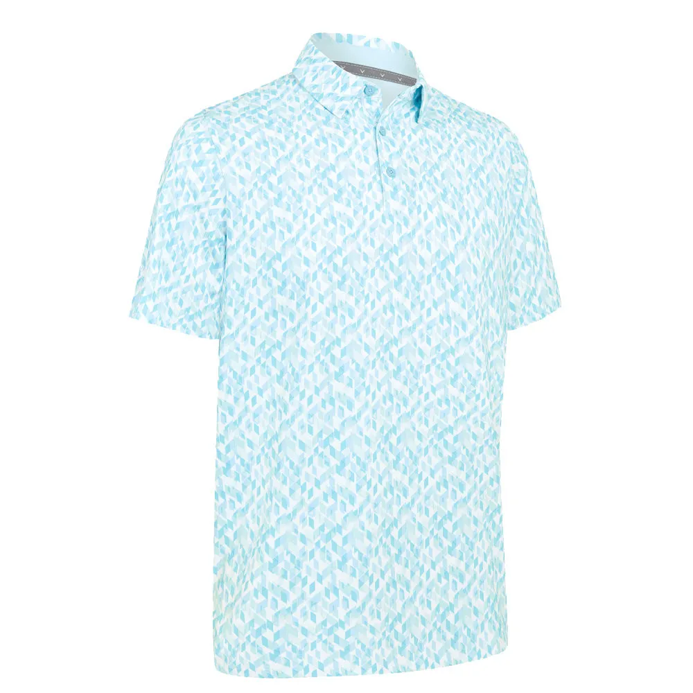 Callaway Kaleidoscope Chev Polo Shirt - Arctic Paradise