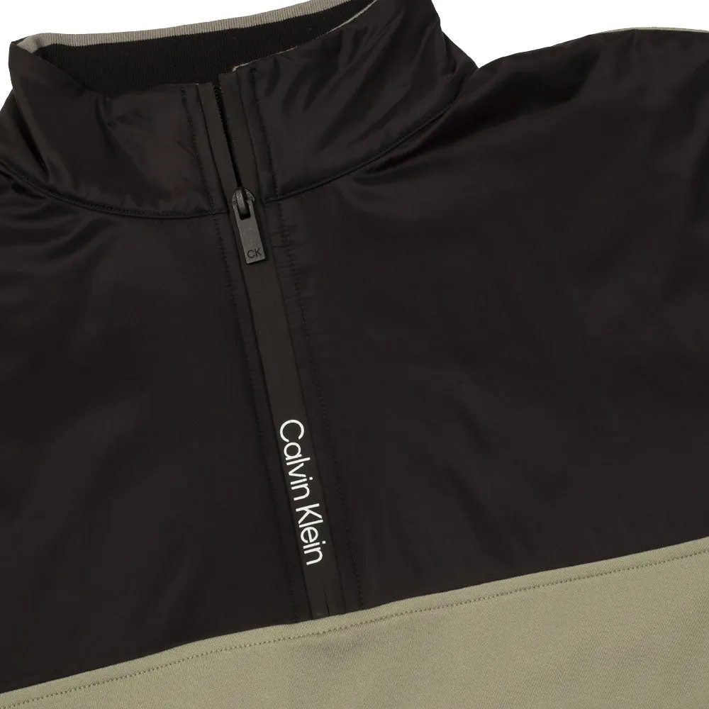 Calvin Klein Malden 1/4 Zip Pullover - Cameo Green