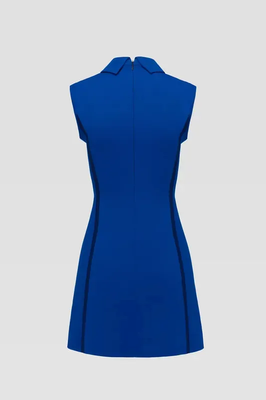 Devon Halsey Jana Polo Dress - Blue