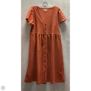 Dress Casual Maxi By Madewell In Orange, Size: S