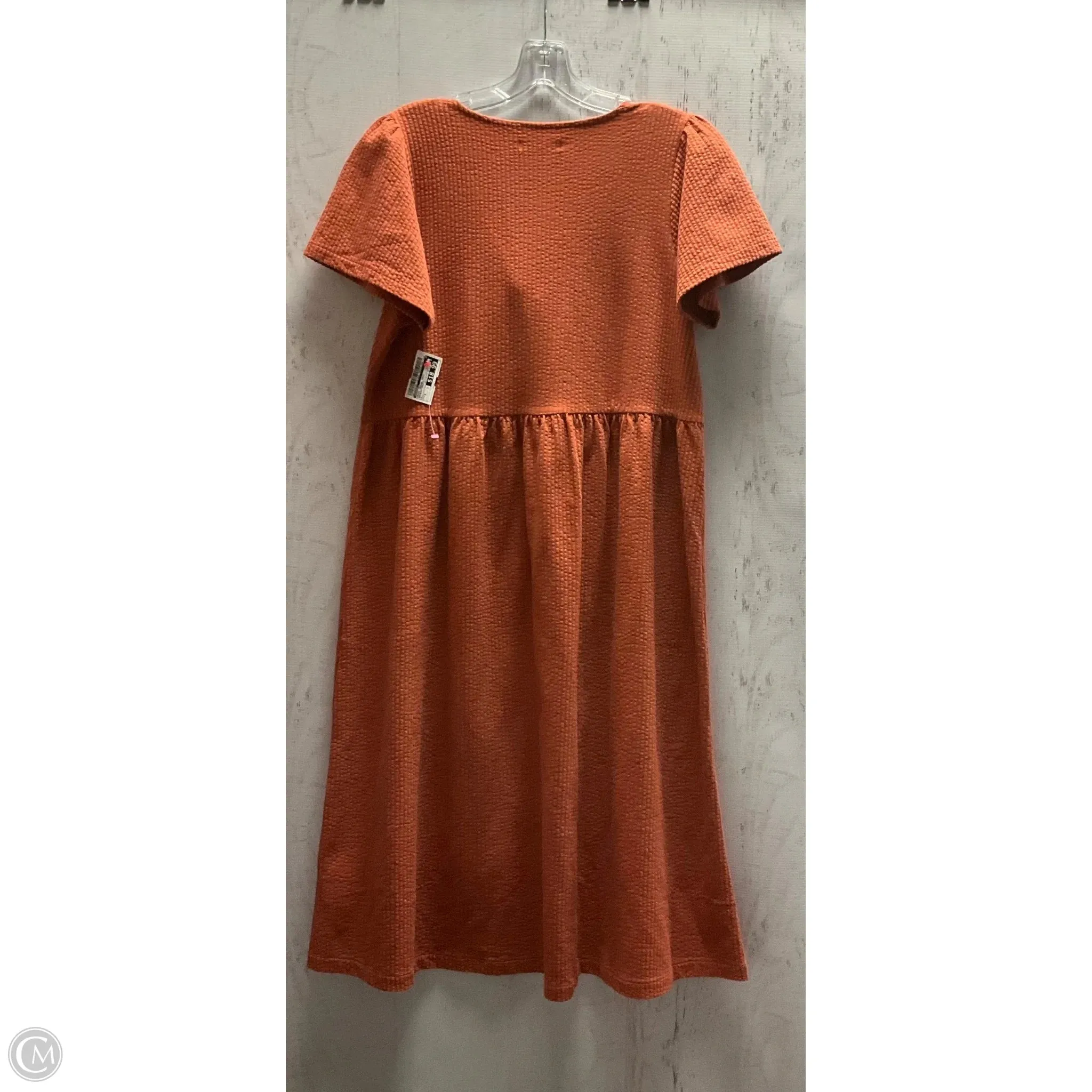 Dress Casual Maxi By Madewell In Orange, Size: S