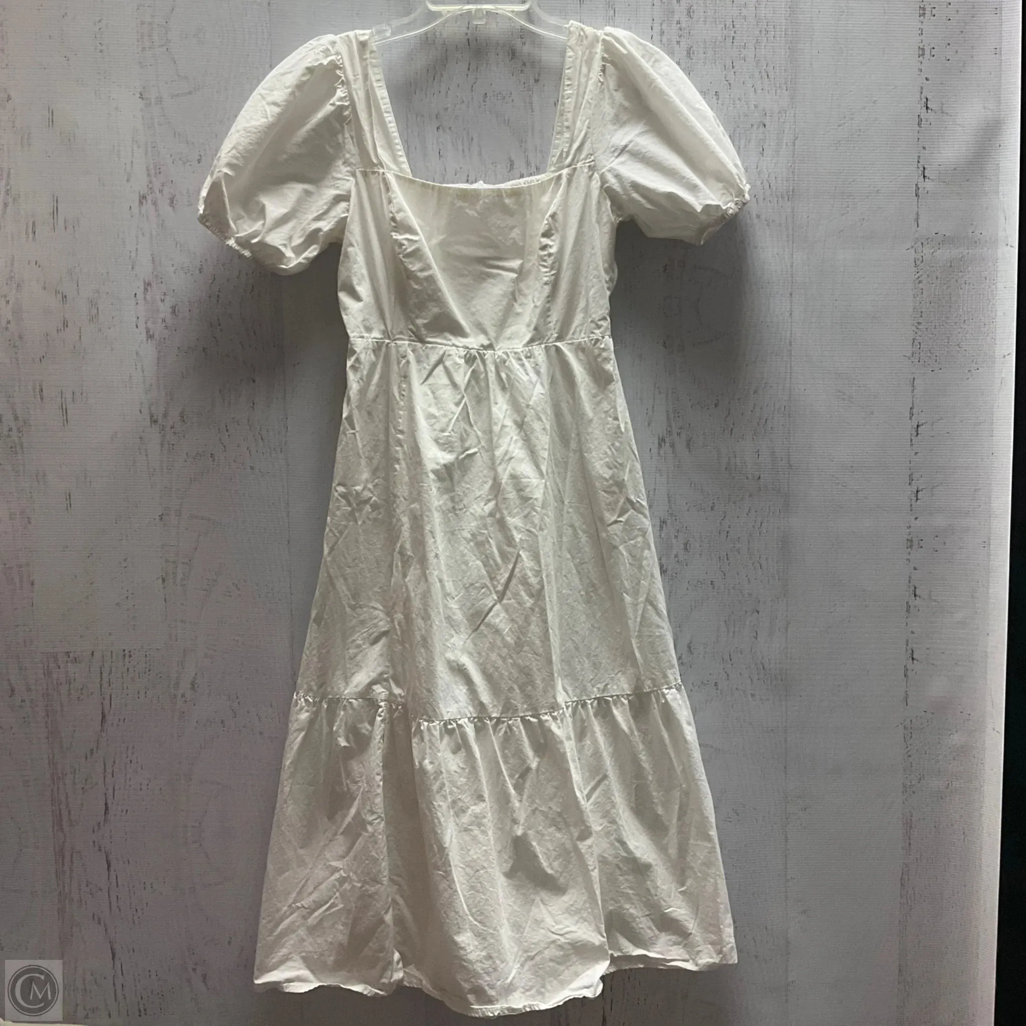 Dress Casual Midi By Astr In White, Size: S