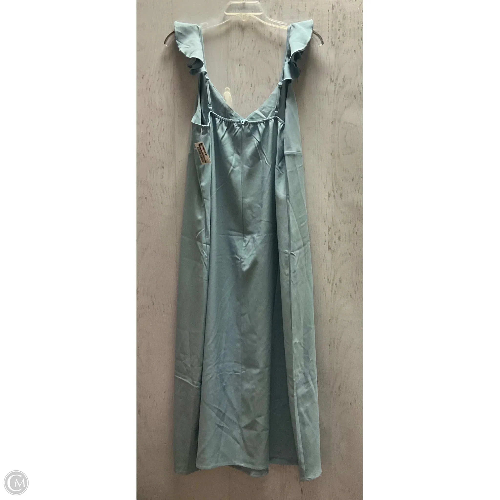 Dress Casual Midi By Clothes Mentor In Blue, Size: Xl