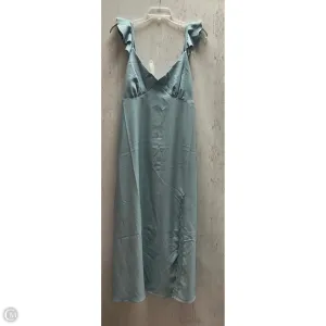 Dress Casual Midi By Clothes Mentor In Blue, Size: Xl