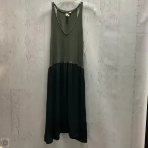 Dress Casual Midi By Dolan Left Coast In Black & Green, Size: S
