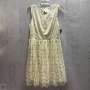 Dress Casual Midi By Jessica Simpson In Cream, Size: L