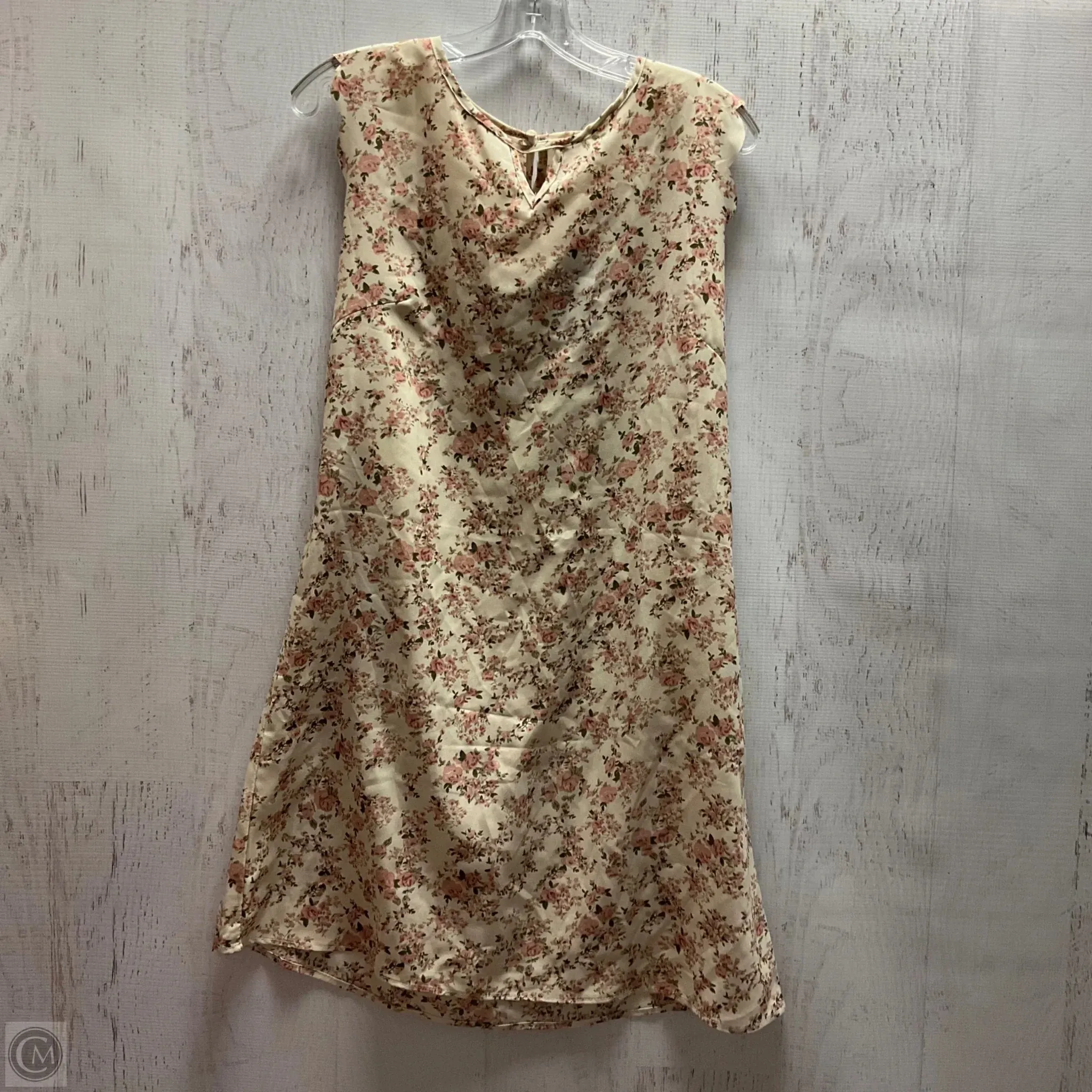Dress Casual Midi By Lascana In Floral Print, Size: M