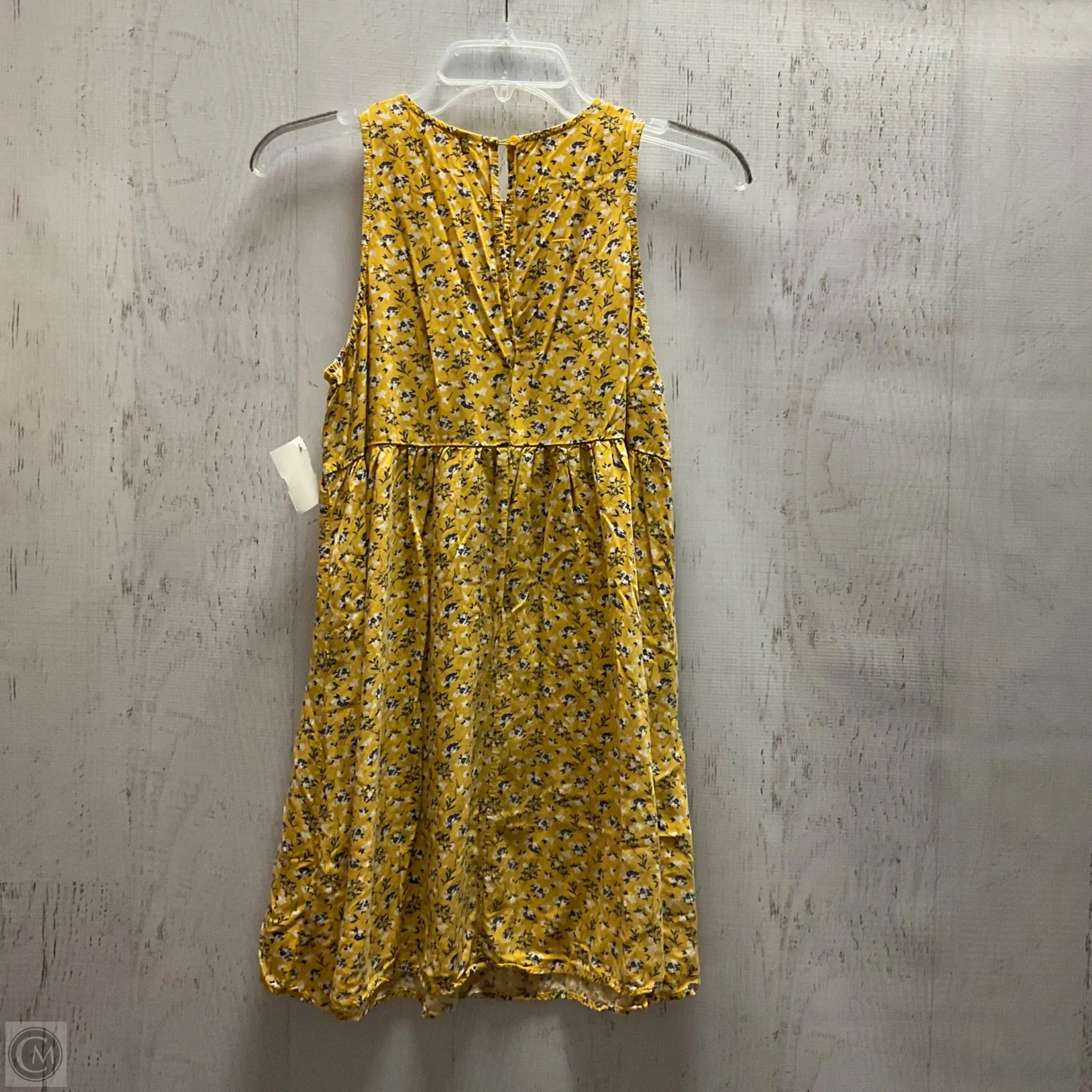 Dress Casual Midi By Old Navy In Yellow, Size: S