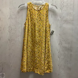 Dress Casual Midi By Old Navy In Yellow, Size: S
