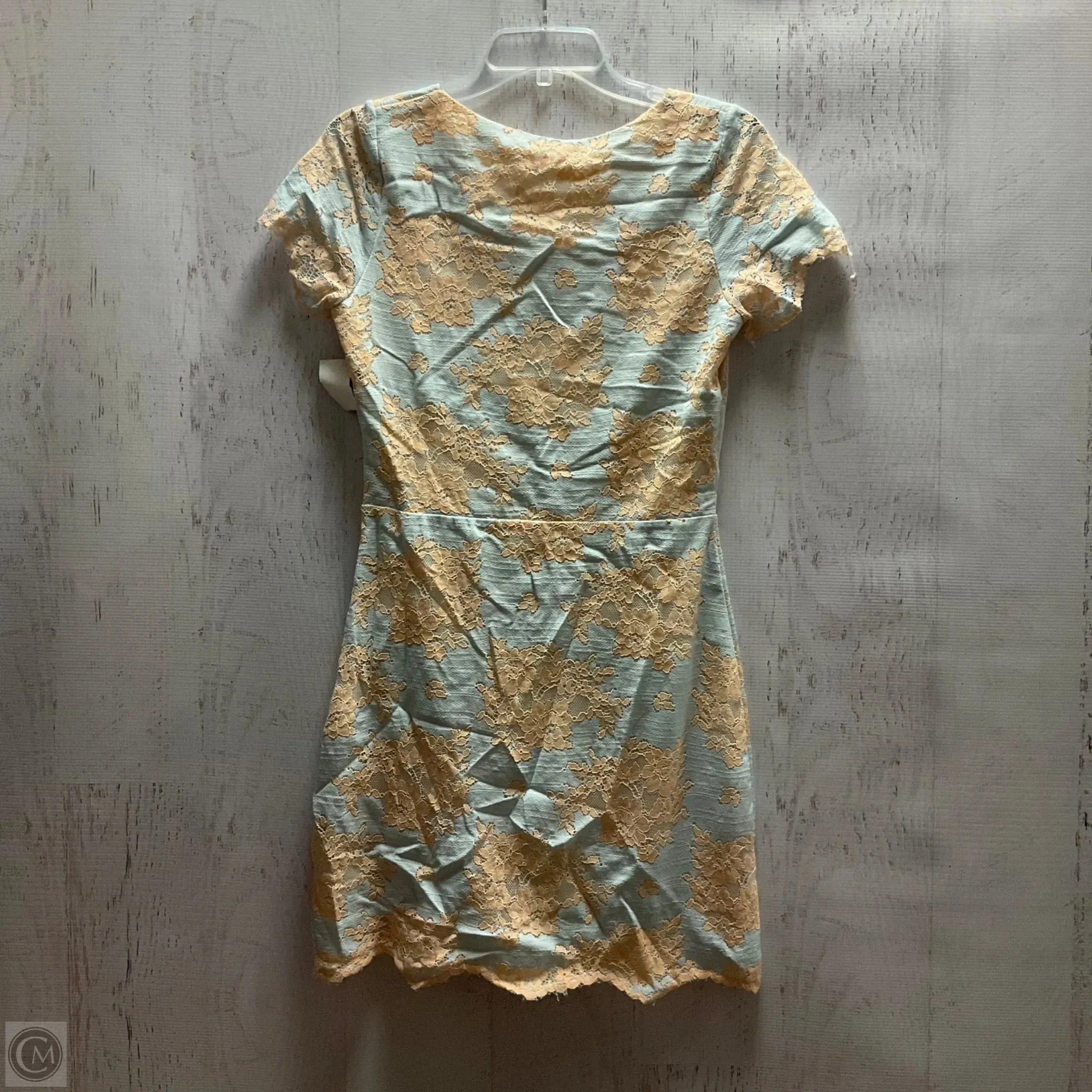 Dress Casual Short By Clothes Mentor In Blue & Orange, Size: M