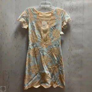 Dress Casual Short By Clothes Mentor In Blue & Orange, Size: M