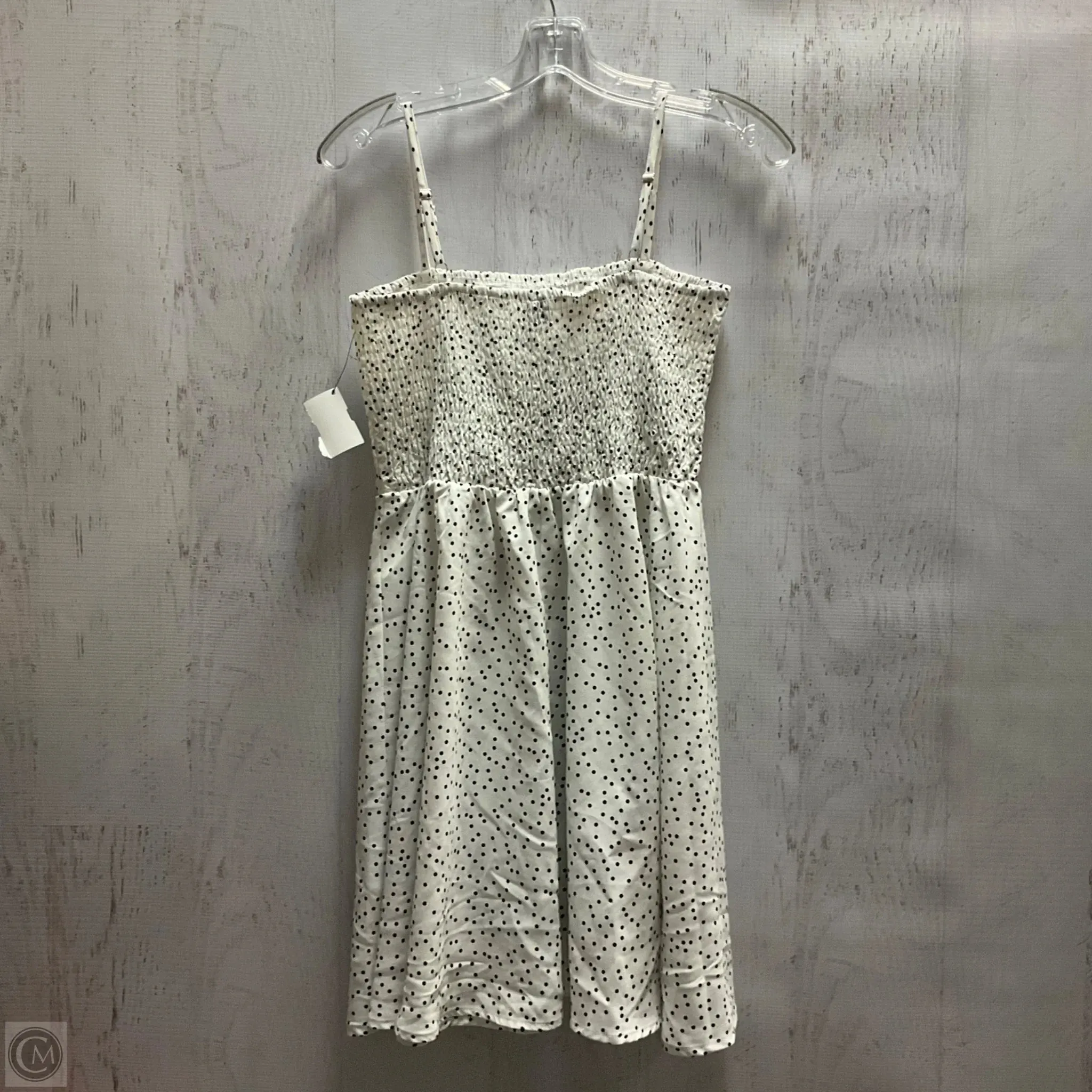 Dress Casual Short By Shein In Polkadot Pattern, Size: S