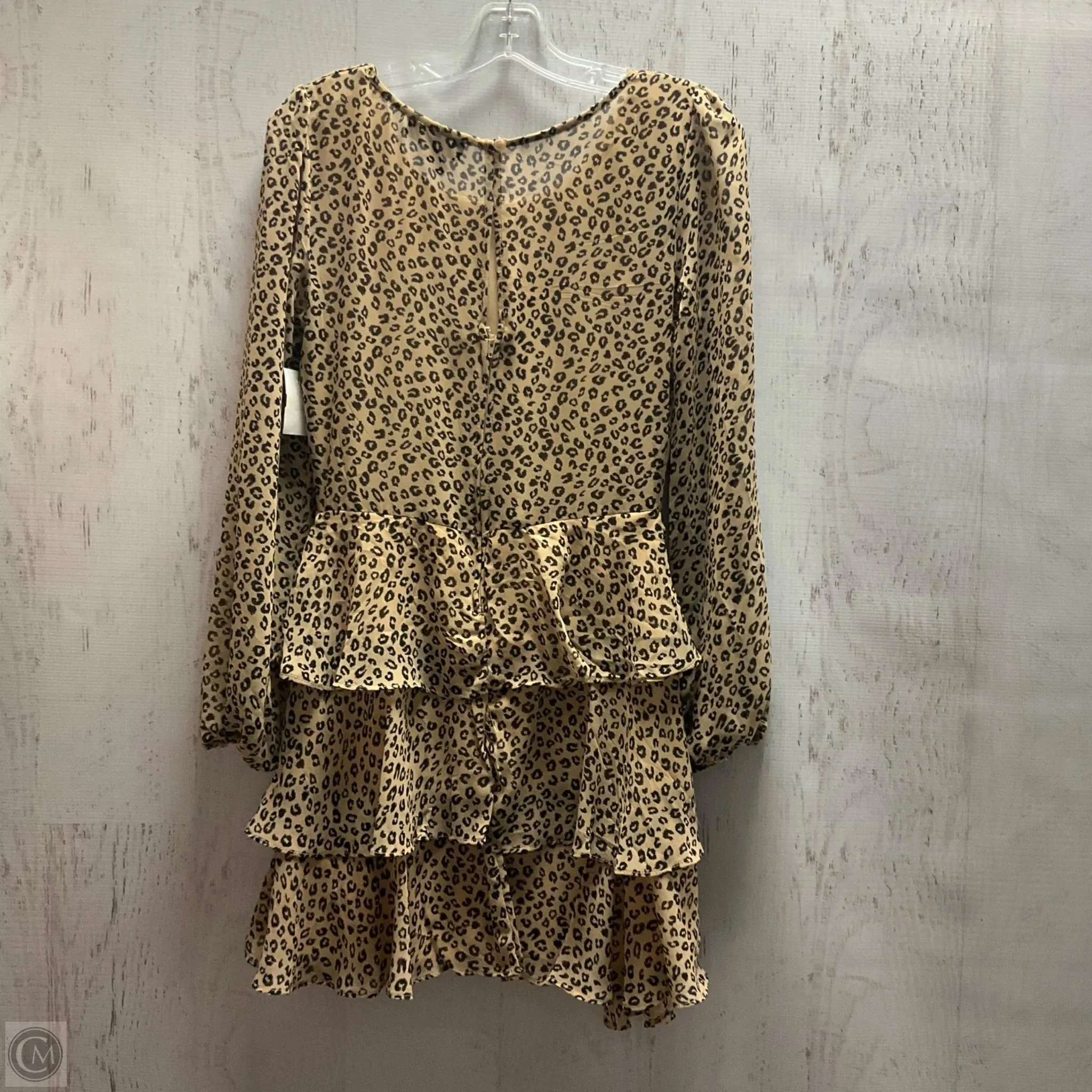 Dress Casual Short By Trixxi In Animal Print, Size: S