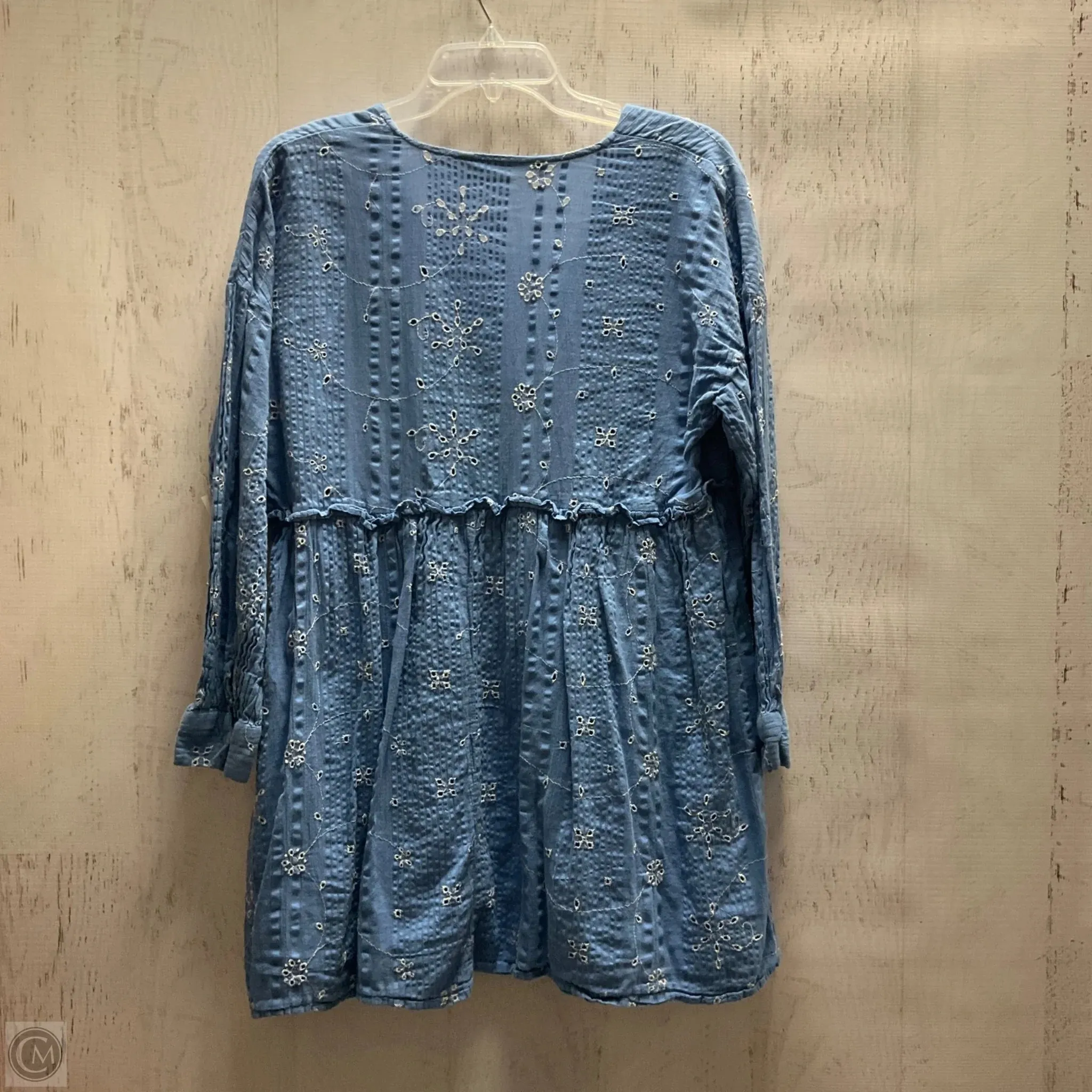 Dress Casual Short By Zara In Blue, Size: S