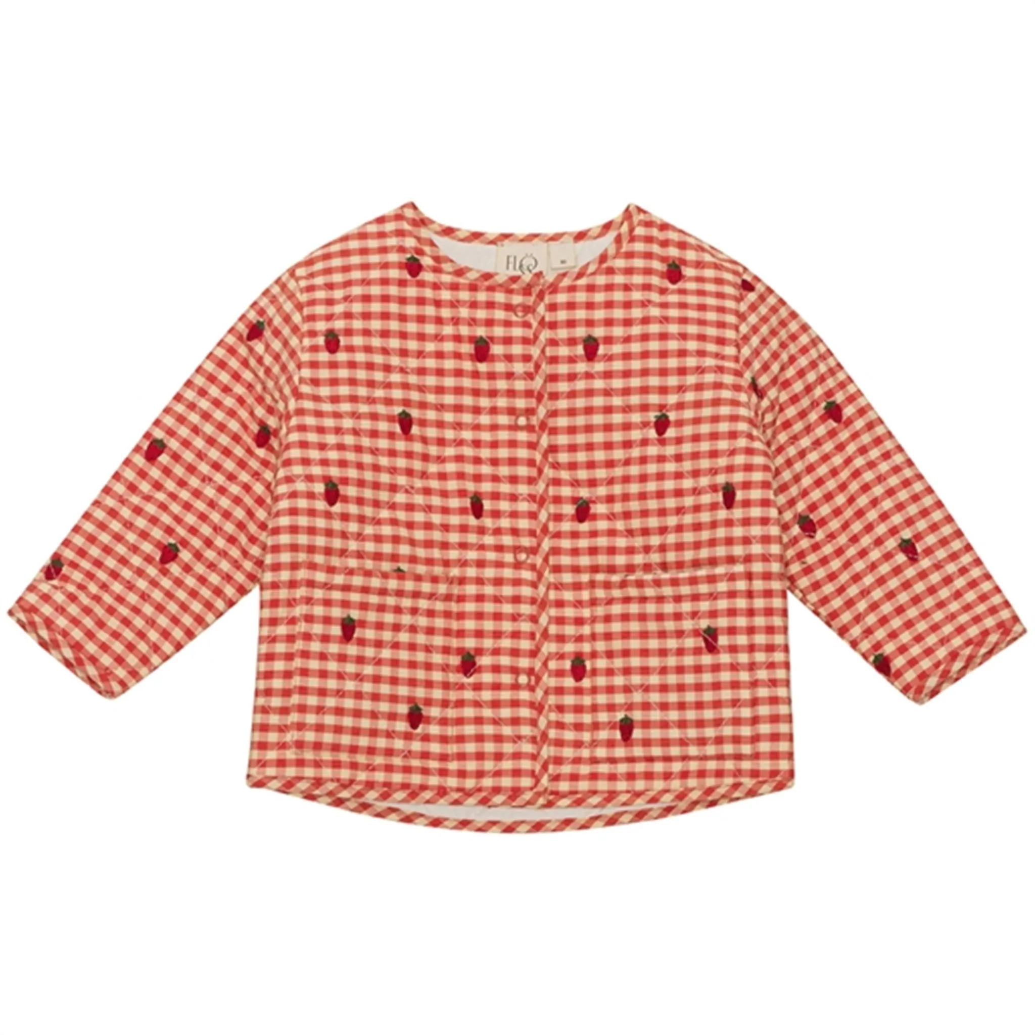 Flss Molly Jacket Berry Gingham