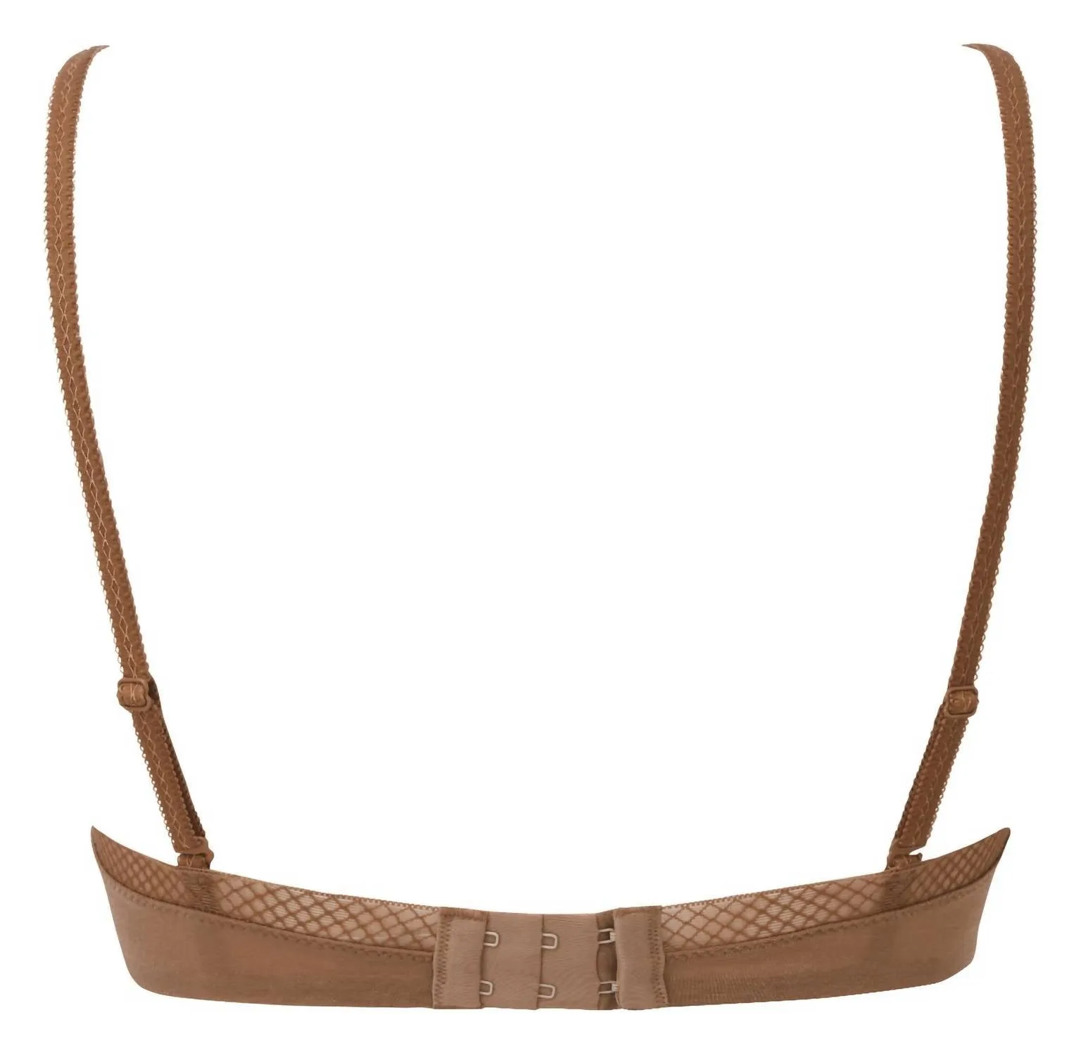 Glossie Sheer Bra In Bronze