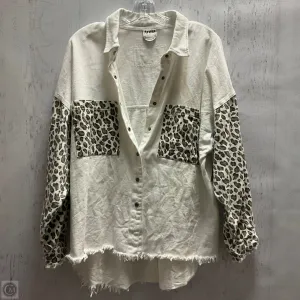 Jacket Denim By Altard State In White, Size: L