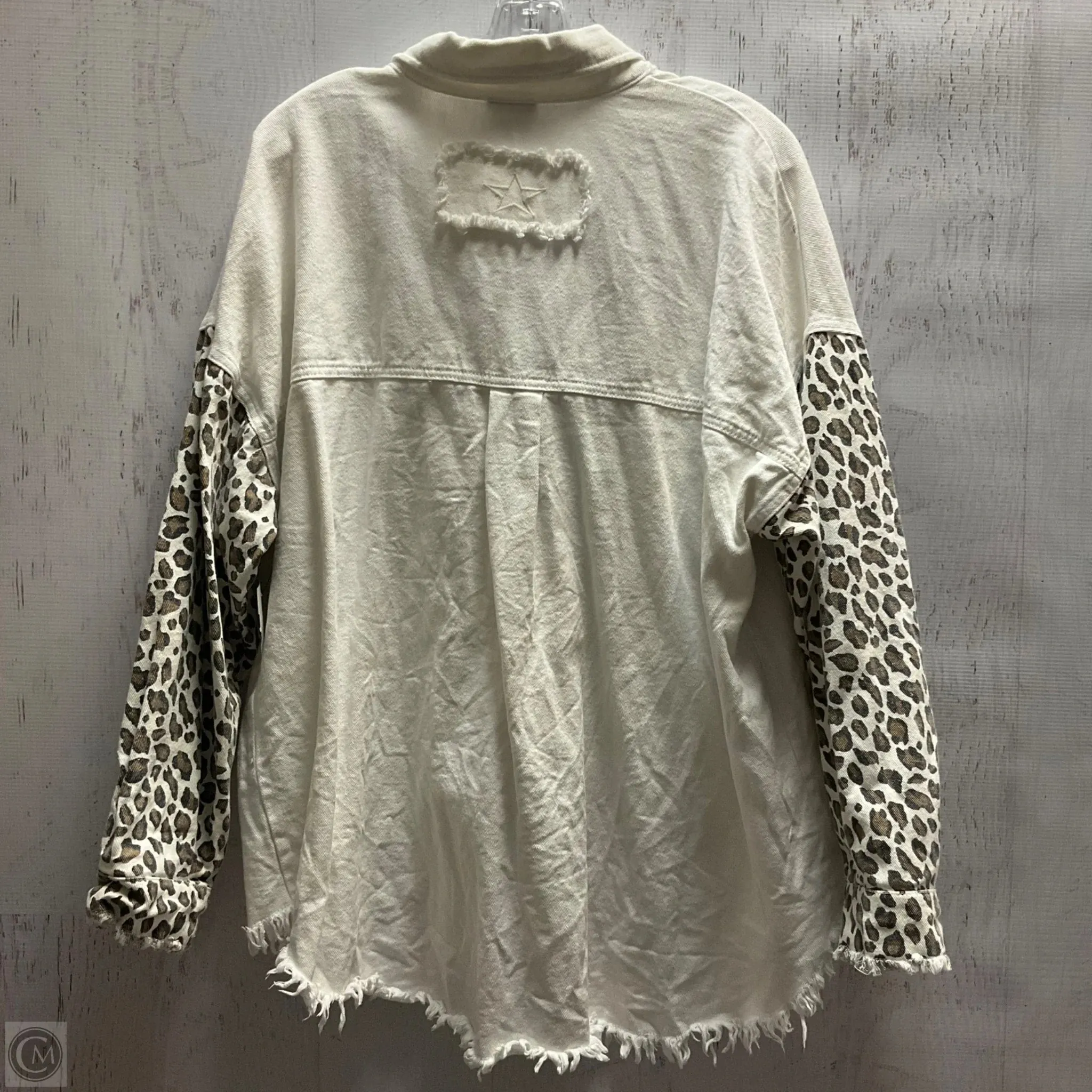 Jacket Denim By Altard State In White, Size: L