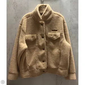 Jacket Fleece By Simply Southern In Tan, Size: Xl