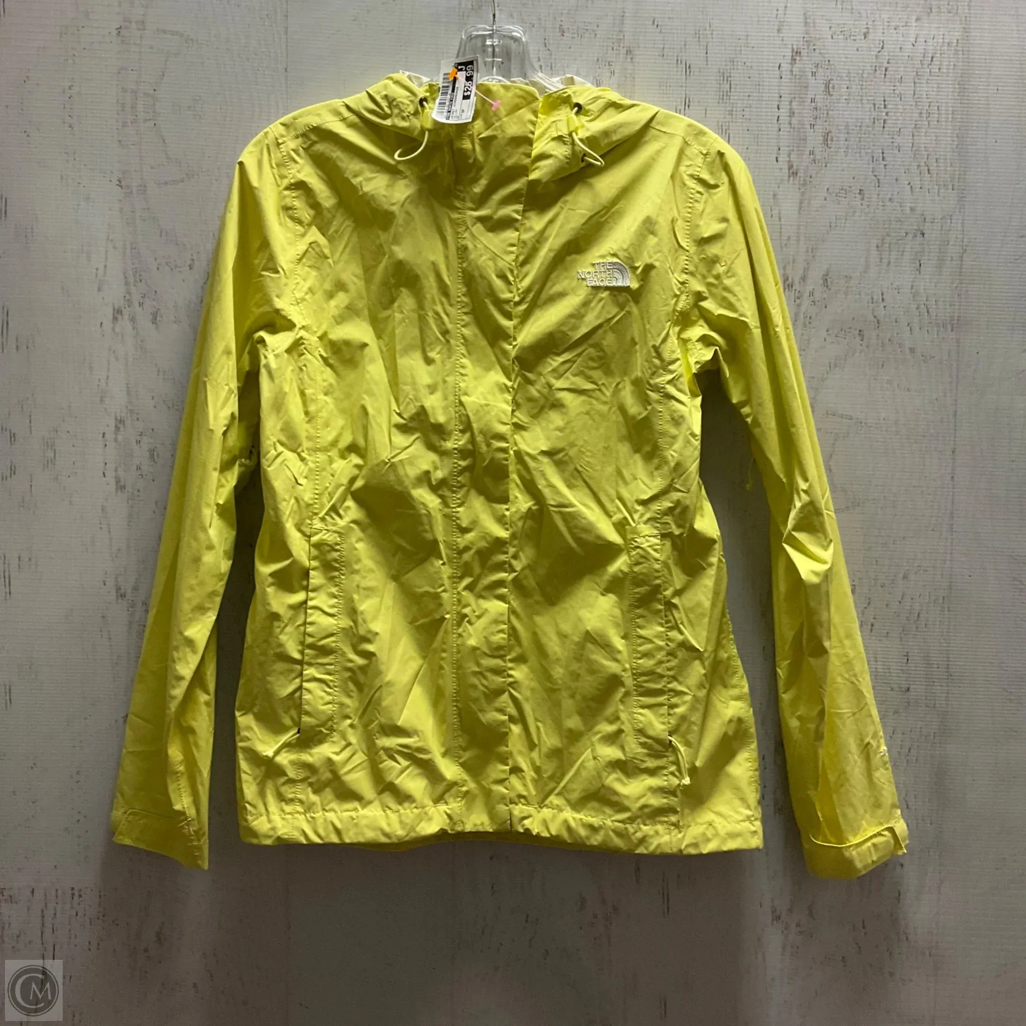 Jacket Windbreaker By The North Face In Yellow, Size: Sp