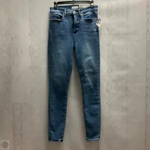 Jeans Jeggings By Loft In Blue Denim, Size: 4