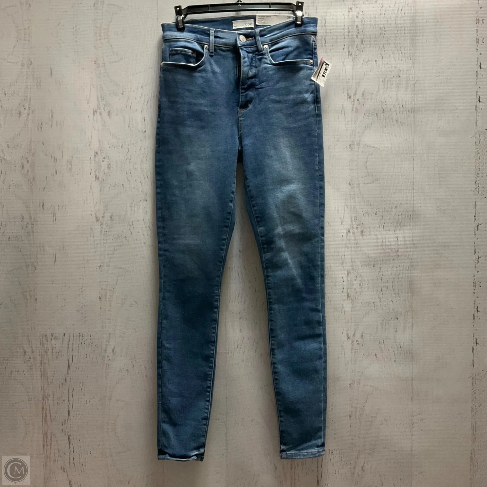 Jeans Jeggings By Loft In Blue Denim, Size: 4