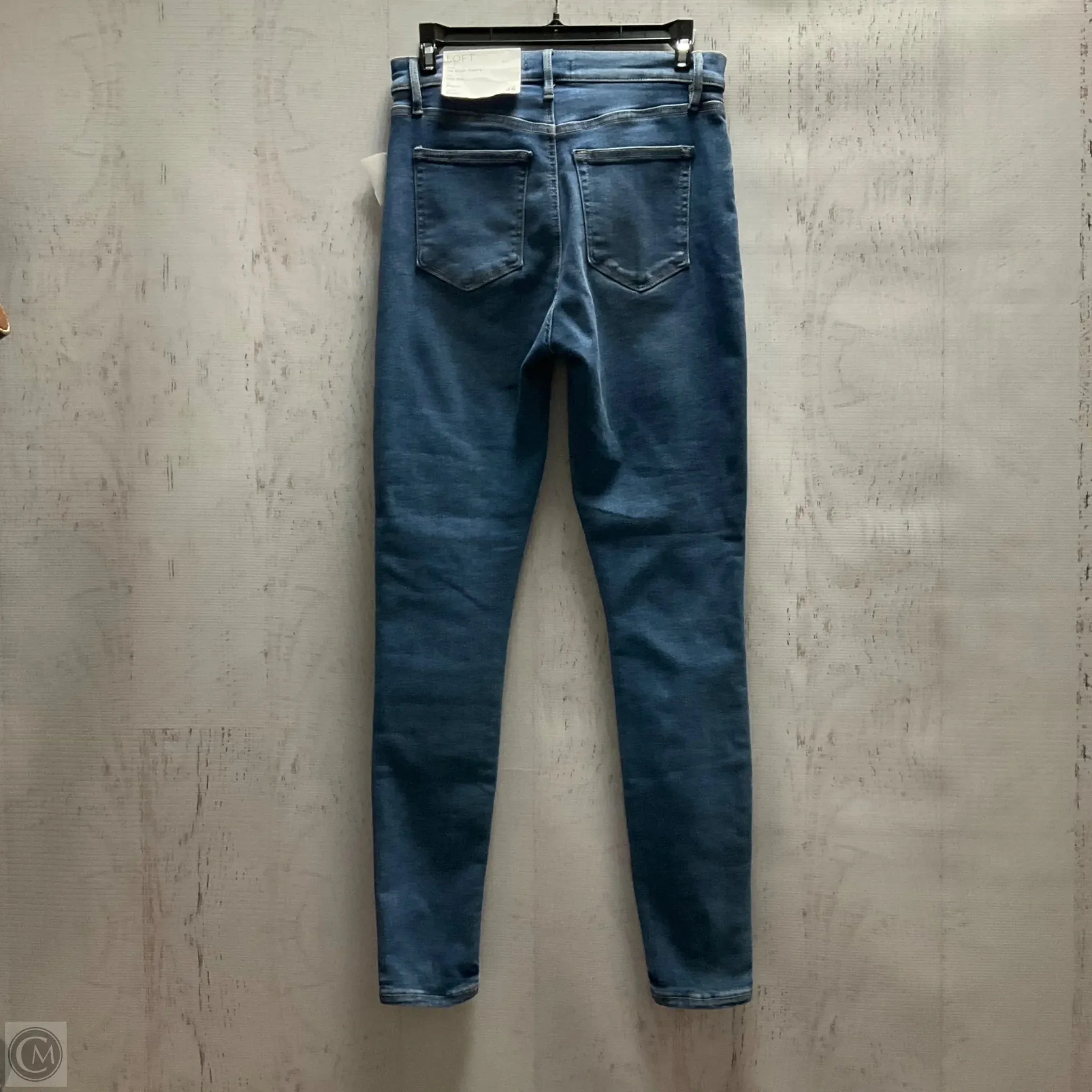 Jeans Jeggings By Loft In Blue Denim, Size: 4