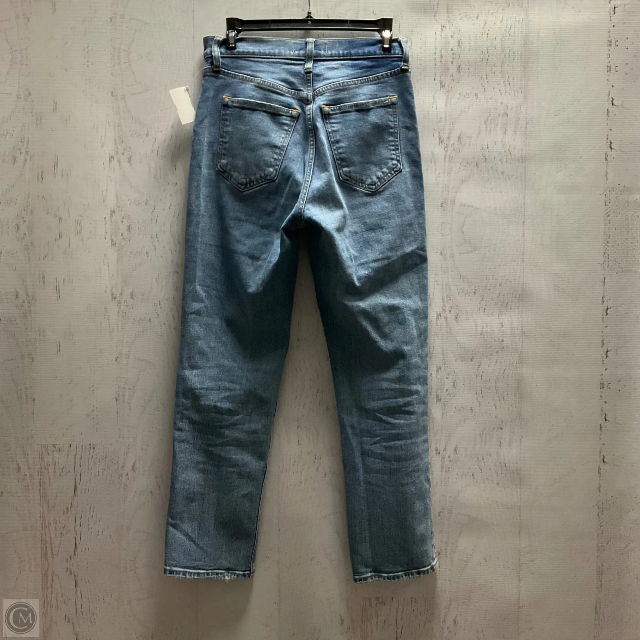 Jeans Straight By Abercrombie And Fitch In Blue Denim, Size: 4