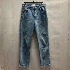 Jeans Straight By Abercrombie And Fitch In Blue Denim, Size: 4