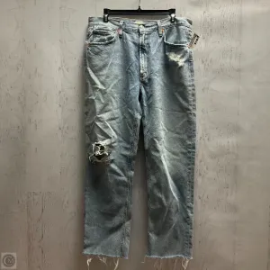 Jeans Straight By Citizens Of Humanity In Blue Denim, Size: 8